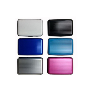 กระเป๋าสตางค์ RFID แบบพกพาสำหรับผู้ชาย คลิปหนีบเงินอะลูมิเนียมบางเฉียบ ที่ใส่บัตรเครดิตแบบมินิมอล - Product Image 3