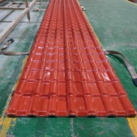 Tôle de toiture en PVC ASA, tuile de toiture en plastique résistante aux UV, matériau de toiture imperméable pour maison