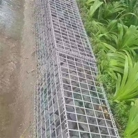 Mur de panier en fil de fer galvanisé pour clôture de jardin, panier de gabions brasés de haute qualité, 1 pièce