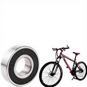 Roulement à billes à gorge profonde simple rangée haute vitesse 6001RS, jeu C3, lubrifié à l'huile pour applications vélo et moto - Product Image 1