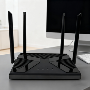 Router WiFi 6 AX1800 con OpenWRT Preinstallato, 4 Porte Ethernet Gigabit, Router Dual-band 1750Mbps per <span class=keywords><strong>Casa</strong></span> e Piccoli Uffici - Product Image 1