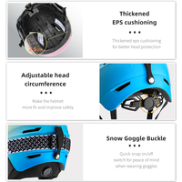 Nouveau casque de ski et de snowboard pour adultes et enfants, norme CE EN1077 et CPSC, type tout-terrain pour utilisation hivernale, fabriqué par un producteur de casques de ski
