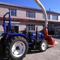 Moissonneuse de maïs ensilé à double rangée à fixation frontale pour tracteur, haute productivité, largeur de coupe 1400 mm, compatible tracteurs 55-80 CV