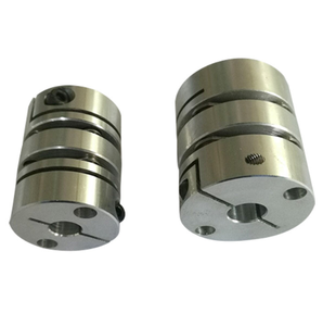 Connecteur d'arbre à vis à billes en alliage d'aluminium, accouplement Flexible à <span class=keywords><strong>Double</strong></span> couche pour moteur, 10 pièces, D26 L35 26x35mm - Product Image 4