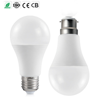 Ampoule LED B22 5W-12W en PC+PBT, montage facile, prix d'usine