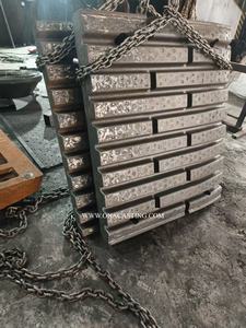 Parti di Usura per Frantoio a Mascelle C130, Piastra Fissa e Oscillante in Carburo di Tungsteno con Inserto in <span class=keywords><strong>TiC</strong></span> ONA-MM1085668 ONA-MM1032302 - Product Image 5