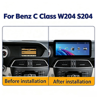 Para Mercedes-Benz Clase C W204/C204 2011-2014 NTG4.5 10.25/12.3 Android14 8+128GB CarPlay Inalámbrico Android Auto GPS IPS DSP 4G