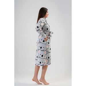 ชุดคลุมแขนยาวสำหรับผู้หญิง พร้อมปกคลุมไหล่ ผ้าฟลีซระบายอากาศ สำหรับใช้ในบ้าน สปา ฤดูหนาว - รับสกรีนโลโก้ตามสั่ง ผลิตแบบ ODM - Product Image 2