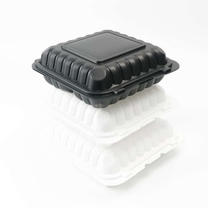 Contenedores de Alimentos Biodegradables Desechables, Lonchera Ecológica de Plástico con Compartimentos para Oficina y Escuela - Product Image 4