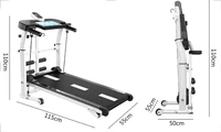 Cinta de correr plegable no motorizada para el hogar con inclinación de 3 niveles y pantalla LCD-Máquina de ejercicios ecológica para uso doméstico