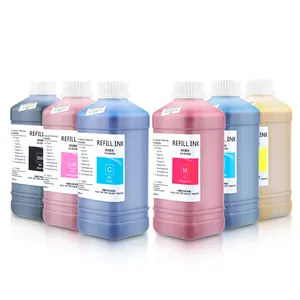 Ocbestjet 6 रंग पानी-आधारित पर्यावरण विलायक स्याही के लिए Epson DX6 DX5 DX7 DX10 XP600 आदि Printhead पर्यावरण-विलायक स्याही