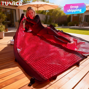 ILUXRED Ganzkörper Rotlichttherapie-Decke für den Heimgebrauch mit 660nm 850nm Infrarot-Lichttherapiematte für Sauna, Fitness und Yoga - Product Image 2