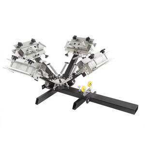Factory Directly Supply Mini Multi Color <strong>Manual</strong> Rotary 4 Color 1 Station <strong>Screen</strong> <strong>Printing</strong> <strong>Machine</strong> with Micro Adjustment - Product Image 5