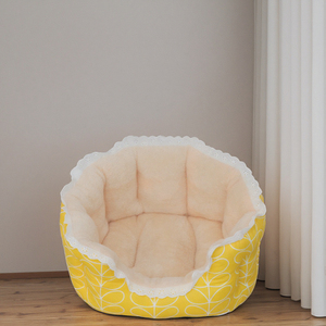 Nido de perro personalizado al por mayor, camas rectangulares grandes para gatos, calidad fácil de limpiar, semicerrado, cómodo nido de cama para mascotas esponjoso de felpa - Product Image 2