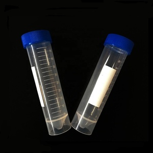 हैइजू लैब 50 मिली प्लास्टिक टेस्ट सेंट्रीफ्यूज ट्यूब सपाट सतह से बने स्क्रू कैप के साथ - Product Image 6