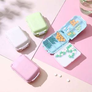 Promotional <b>Plastic</b> Cutter Pill Box Medicine case <b>Pocket</b> Storage case Travel Pill Box - Product Image 3