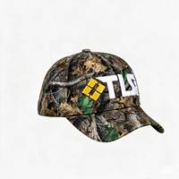 Casquette de baseball brodée 3D de haute qualité, camouflage, 6 panneaux, style Dad Hat, en coton structuré, casquettes de sport, logo personnalisé