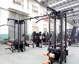 <span class=keywords><strong>Station</strong></span> d'entraînement fonctionnel multi-stations pour salle de sport commerciale, avec poulies croisées haute et basse, en acier, pour <span class=keywords><strong>musculation</strong></span>, marque Sunshine, durable - Product Image 2