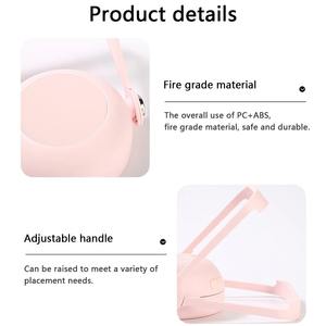 Lámpara de Mesa Multifuncional Telescópica con Luz Nocturna, Espejo Cosmético, Luz LED Portátil para Lectura, Cuidado de los Ojos, Recargable por USB - Product Image 4