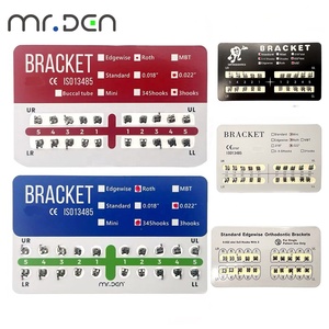Brackets Metálicos de <span class=keywords><strong>Ortodoncia</strong></span> Mr.Den, Ranura 0.018-0.022, Brackets Dentales Miniatura MBT/Roth para Tratamiento de <span class=keywords><strong>Ortodoncia</strong></span>, Certificación CE - Product Image 6