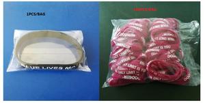 סיליקון ילדים wristbands סיליקון ברסלונה צמידים עיצוב אישית לוגו פסטיבל מתנות צמיד סיליקון מותאם אישית צמיד - Product Image 2