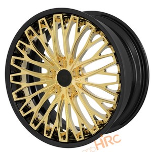 Gold Rim Factory Hot 17-26 "17 18 19 20 21 22 23 24 en 4 5 6 Hole Truck Rim Gold Wheel para <span class=keywords><strong>Maybach</strong></span> Range Rover Defender <span class=keywords><strong>Mansory</strong></span> - Product Image 3