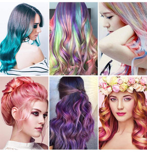 14 màu tóc phấn Lược tạm thời sáng màu tóc nhuộm cho trẻ em, có thể giặt tóc Phấn cô gái năm mới sinh nhật - Product Image 6