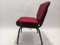 Sillas Metálicas Modernas Apilables para Iglesia con Bolsillo Trasero, Suministro de Fábrica, Muebles para Auditorio, Púlpito y Salón