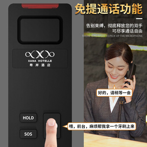 โทรศัพท์ติดผนังแบบมีสายของโรงแรม Xana Hotelle พร้อมปุ่มยึดติดและปุ่ม SOS สำหรับใช้ในห้องน้ำ - Product Image 4