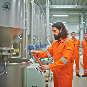 Combinaison de travail unisexe orange réfléchissante haute visibilité à manches longues en polycoton, uniforme industriel respirant et durable TAGCO - Product Image 3