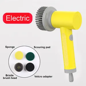 3 in 1 multifunctional scrubber handheld household wireless rechargeable electric cleaning brush