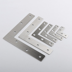 Jinnate Stainless Steel L And T Type Corner Bracket 90 Degree Flat Panel Connector For Table Chair Furniture Support - Product Image 2
