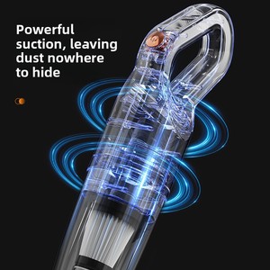 <span class=keywords><strong>Aspirateur</strong></span> sans fil rechargeable portatif 400W à forte aspiration, sans sac, petit format, tout-en-un, avec une autonomie de moins de 30 minutes - Product Image 4