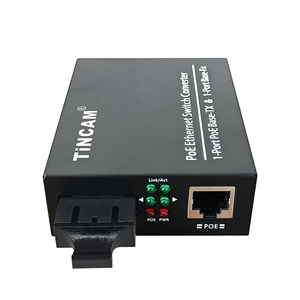 Tinkam 10/100 मीटर एकल मोड दोहरी फाइबर प्रहरी पॉई स्विच 1rj45 पोर्ट + 1sc पोर्ट + 1sc पोर्ट ai ऑप्टिक स्विच - Product Image 1