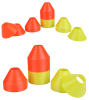 Cônes de football miniatures KSE 9 cm, cônes souples, marqueurs de terrain multicolores, exercices d'agilité pour les entraîneurs de football et les enfants