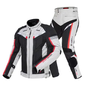 GHOST RACING Rain Suit Motorcycle Safe With Reflective Oxford Motorcycle Riding Jacket