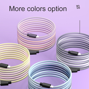 Tie-Dye Đầy Màu Sắc Chất Liệu Bán Buôn USB C Cáp 1M 2M 3Meter Loại C Cáp Nhanh Chóng Sạc Dữ Liệu Cho Iphone - Product Image 2