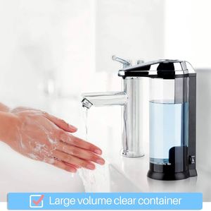 Distributeur de savon liquide automatique sans contact de 17 oz, fonctionne sur piles, outil de nettoyage intelligent pour la maison - Product Image 5