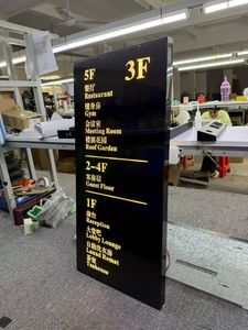 Solution complète : Système de signalétique moderne pour l'extérieur des hôtels, panneaux de direction pour immeubles d'appartements, signalétique de numéros de porte pour complexes hôteliers - Product Image 5