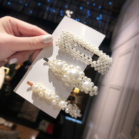 2025 nuevas Ideas, tocados de moda, pasador, pinzas para el pelo de perlas, conjunto de horquillas de perlas barrocas para mujeres y niñas