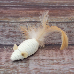 Little Mouse <b>Cat</b> <b>Toy</b> Brown And White Chew <b>Toy</b> For <b>Cats</b> <b>Interactive</b> Play - Product Image 5