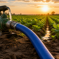 Tuyau plat flexible de haute qualité, de qualité supérieure, robuste, de qualité industrielle, pour l'irrigation agricole, le transfert d'eau, durable