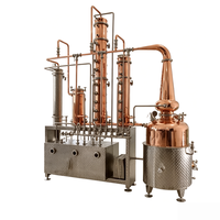 Distillateur hybride 1000L multifonctionnel pour la production de whisky et de spiritueux pour distillerie