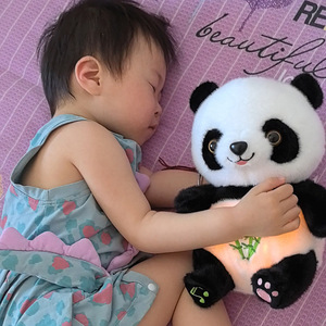 Thở Stich ánh sáng sang trọng thở LBB đồ chơi sang trọng quái vật hoạt hình thú nhồi bông búp bê điện ngủ búp bê bé thở Gấu - Product Image 4