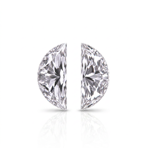 Diamante Suelto Cultivado en Laboratorio de Corte Media Luna de la Mejor Calidad, Piedra Blanca Brillante, Corte Excelente, Gema Premium para la Elaboración de Joyería Fina - Product Image 3