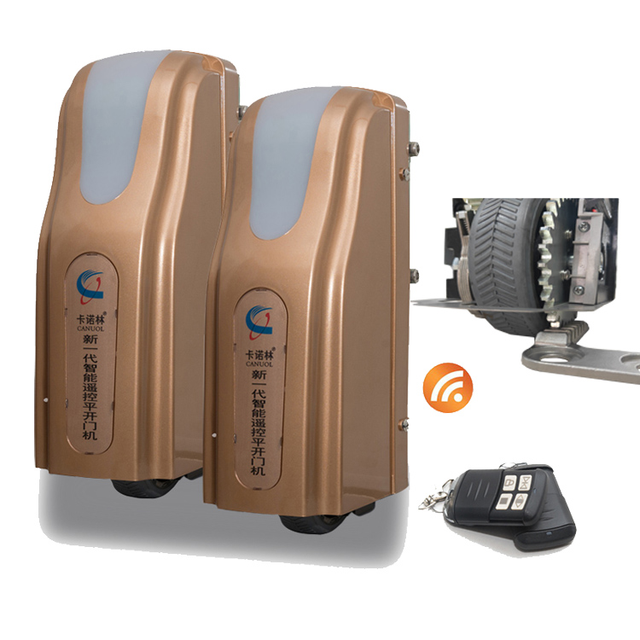 OMKER DCK860 Gate Opener Operator 24V DC Swing Kit Automatic Access Control System for Hotel Use Modern Design