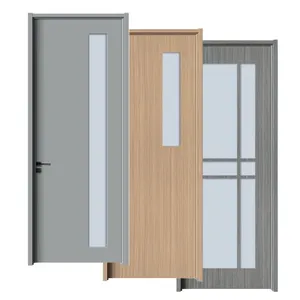 Modern high quality household indoor sound insulation ecological door bedroom door commercial wooden door