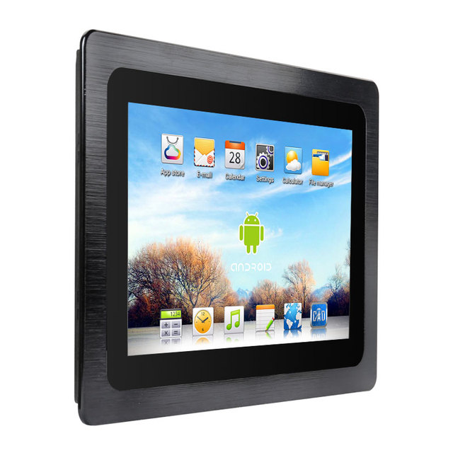 Industrial 10 Touch Screen Android Panel Pc Wall Mount, A64/RK3388/RK3399 Android All in One Pc
