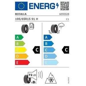 Neumáticos Nuevos para Todo Clima, Barro y Nieve, Rotalla RA03 195/65 R15 91H - Product Image 3