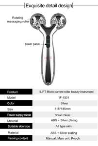 Masajeador de uso doméstico, Cara de hielo, cuello, cuerpo, celulitis, rodillo, masaje de elevación, dispositivo de belleza, masajeador muscular de pies, máquina de rodillos - Product Image 4